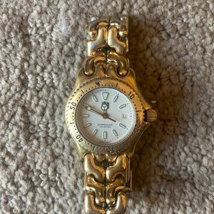 Tag heuer gold watch